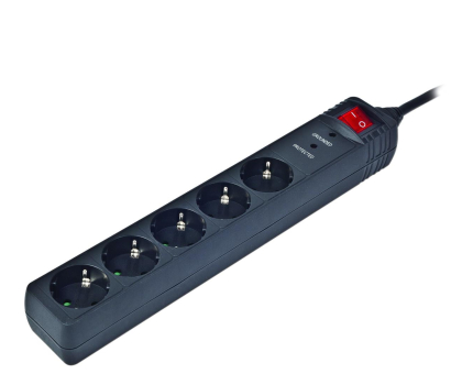 Listwa zasilająca GEMBIRD Listwa zasilająca 5 X German socket/3m SPG5-C-10